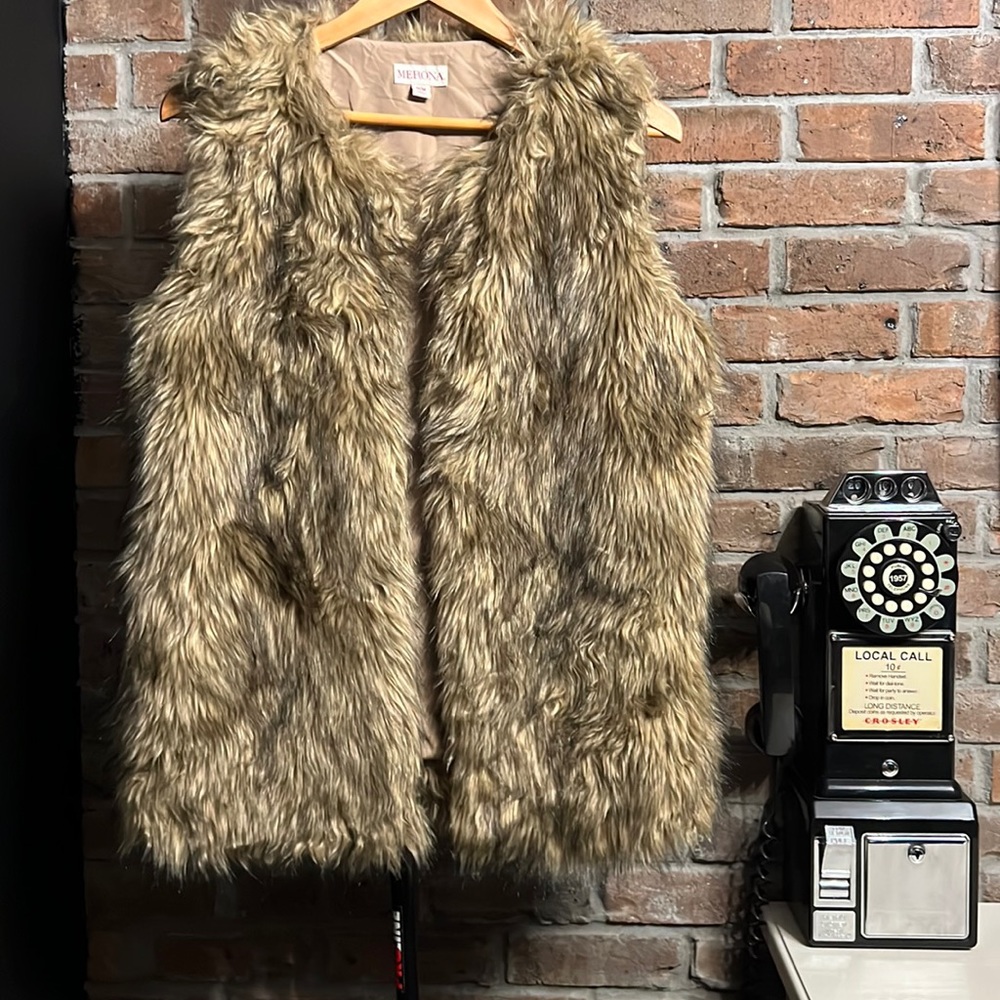 Runway Faux fur vest